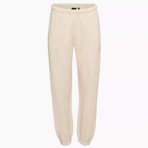 Aritzia Super World Cream Sweatpants Super Fleece Joggers! Size S